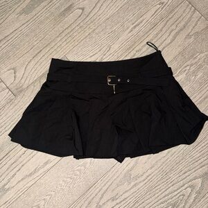 Zara black mini skirt